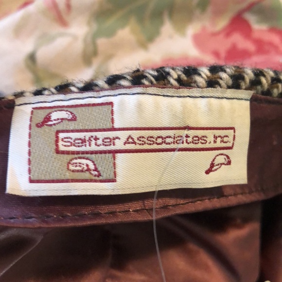 Vintage NYC Cabbie Newsboy Cap Hat Genuine Wool SNAPBRIM Tweed Satin Gadsby NEW - Picture 8 of 17